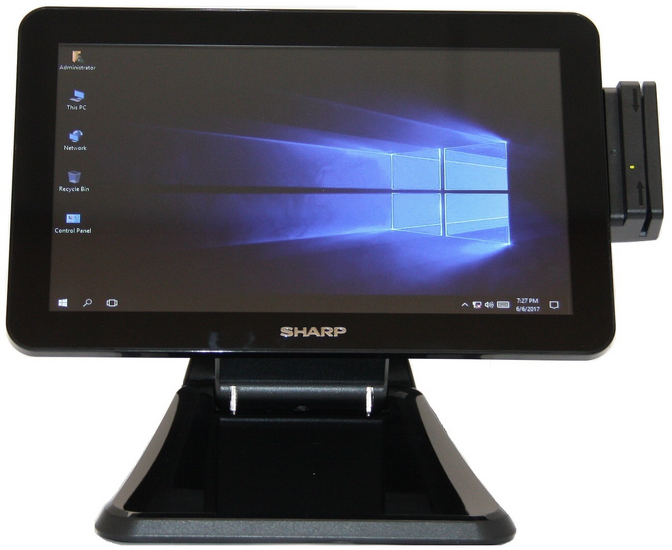 High performance POS terminal but slim as a tablet RZ-E402